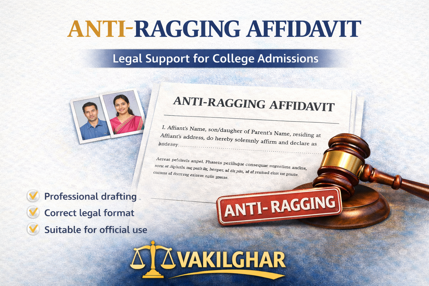 Anti Ragging Affidavit