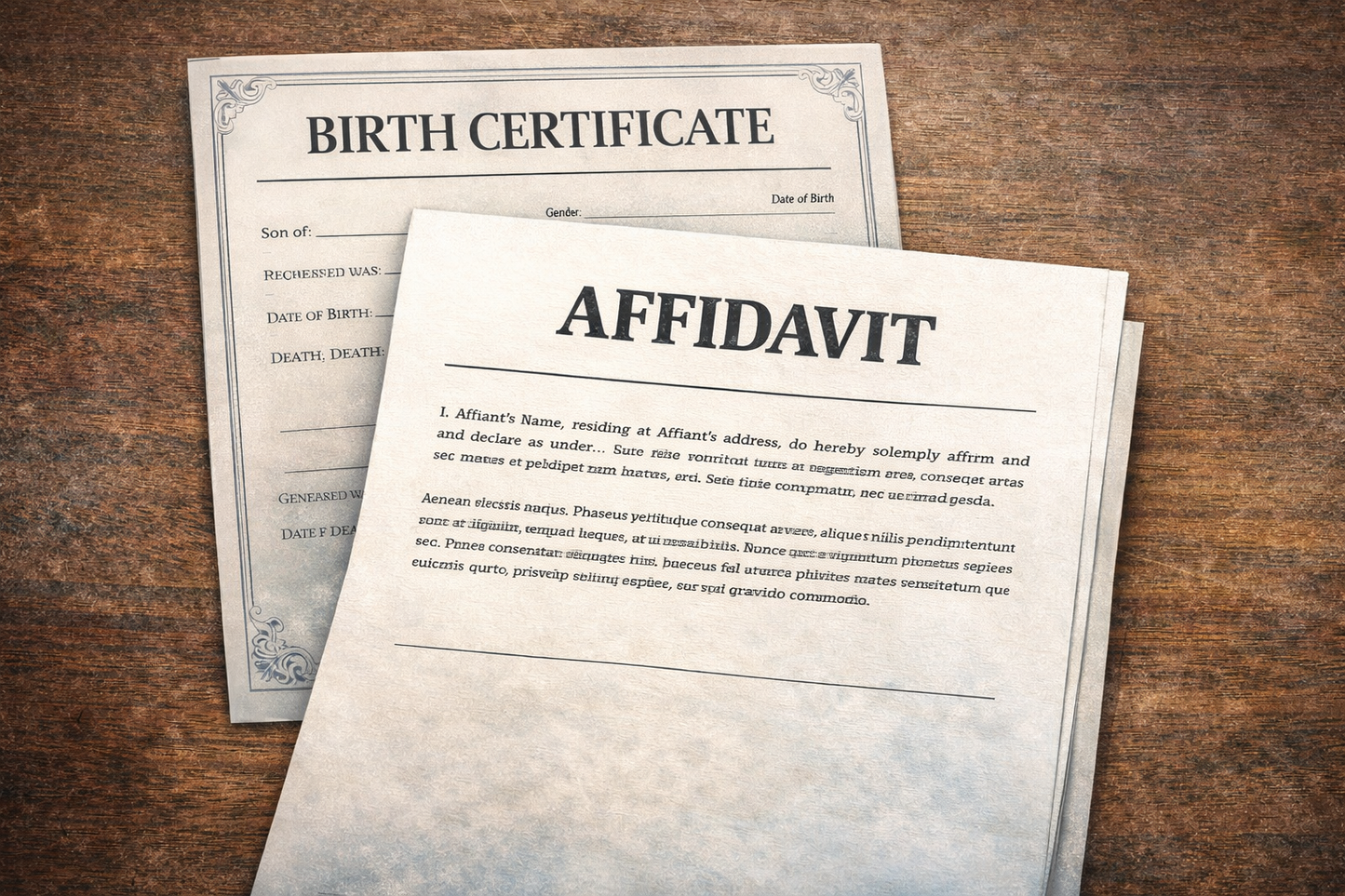 Birth/Death Affidavit